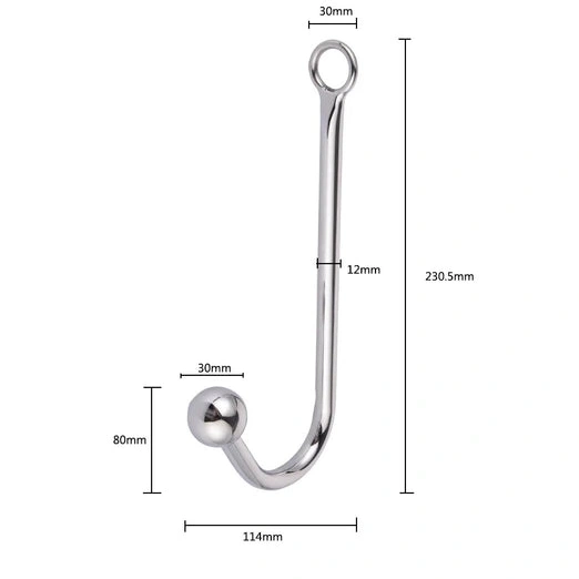 Elegant Anal with Beaded and 5334 Hook Cuffs Collar 0817